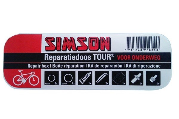 Simson reparatiedoos tour onderweg