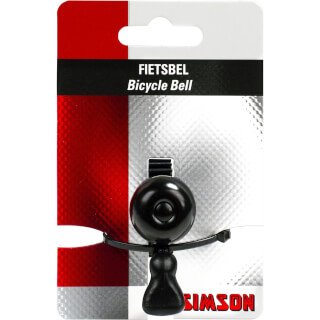 Simson fietsbel micro 23mm rubber elastiek bevesti