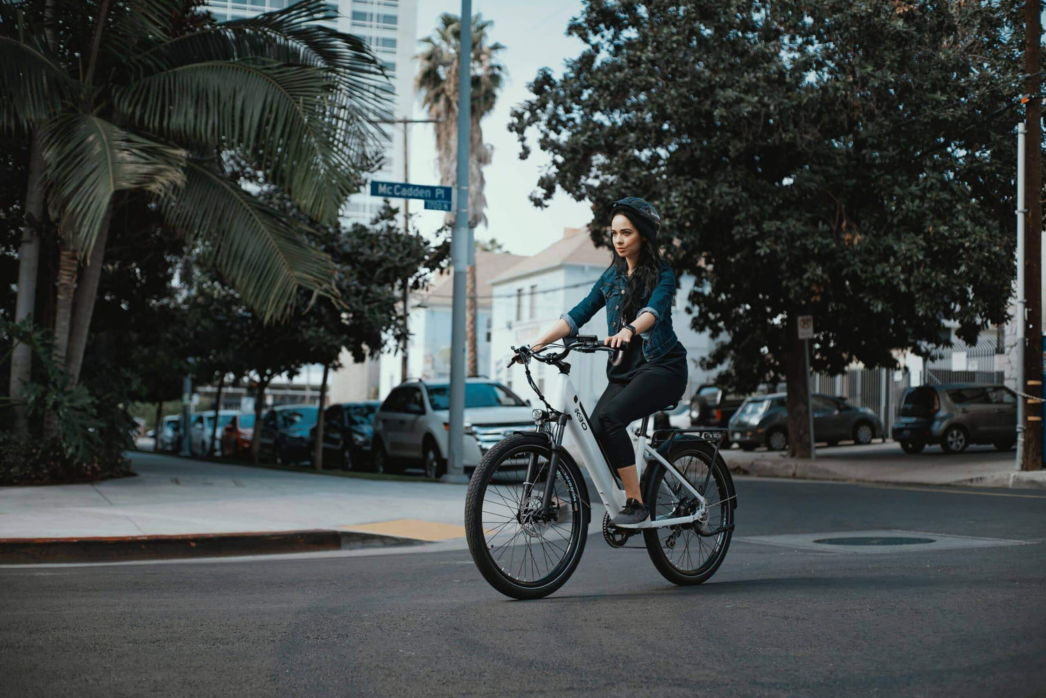 Helm elektrische fiets