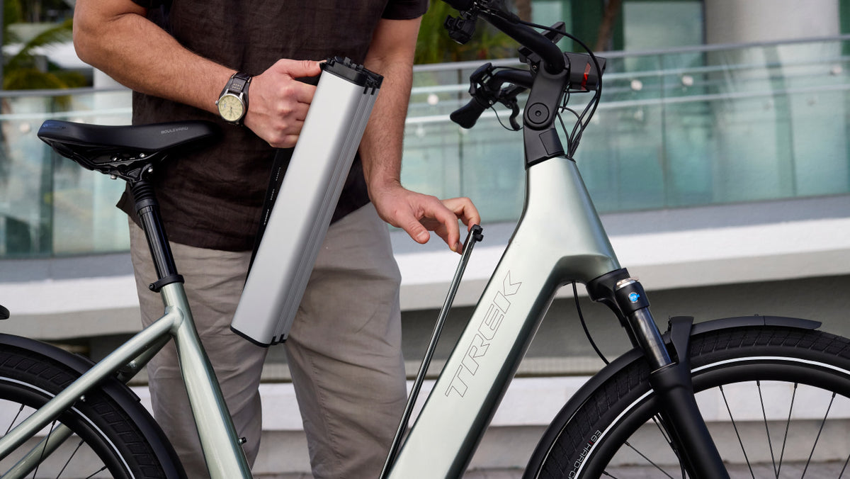 Trek Charter+ 5 Auto 540 Wh Lowstep N1 Dames - accu