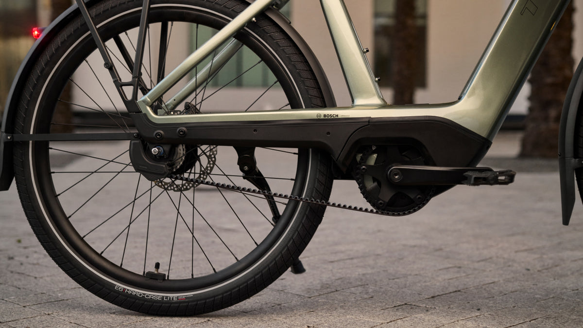 Trek Charter+ 5 Auto 540 Wh Lowstep N1 Dames - riemaandrijving