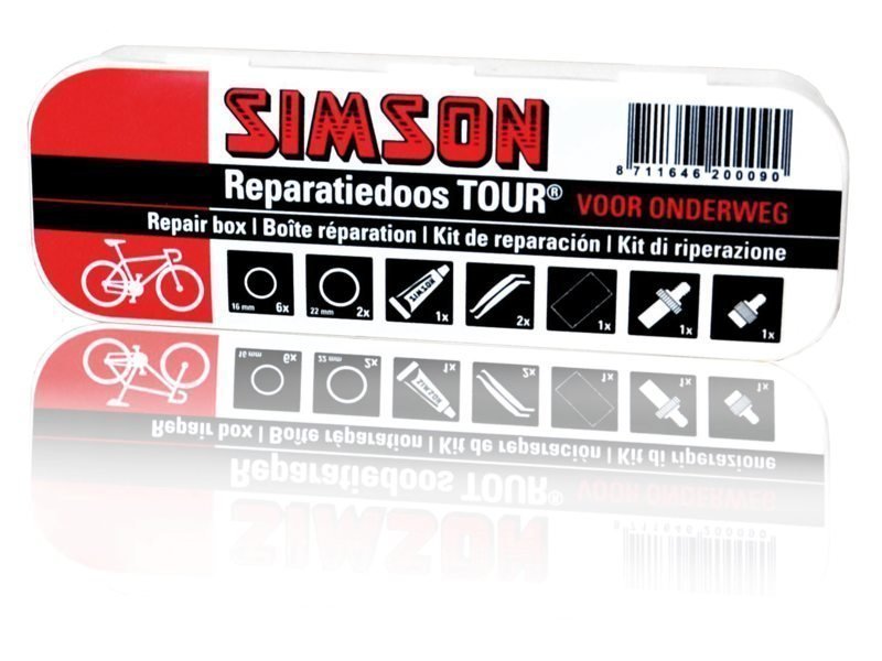 Simson reparatiedoos tour onderweg