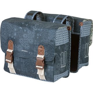 Basil fietstas dubbel Boheme indigo blue 35L