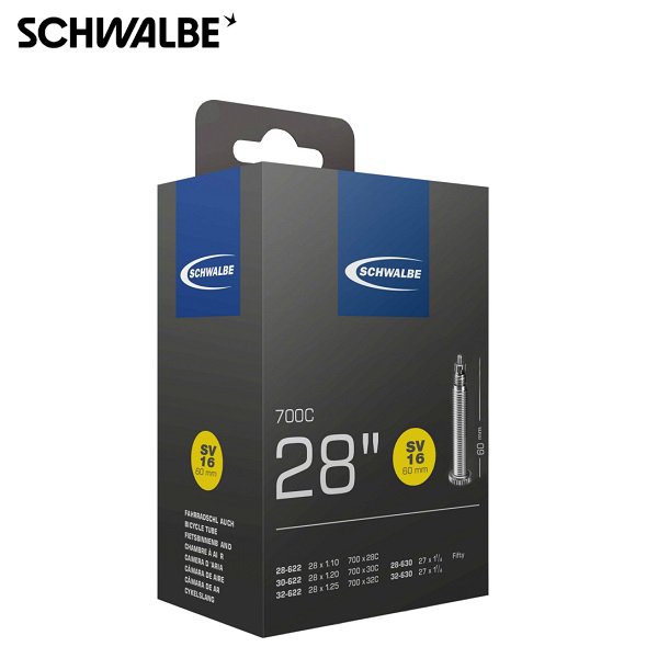 Schwalbe Bnb Sv16 28 X 1. Schwalbe bnb SV16x 1.10 - 1.25 fv 60mm
