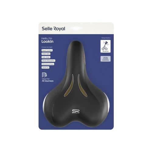 Selle Royal zadel Look In Moderate 5235 uni-Zwart