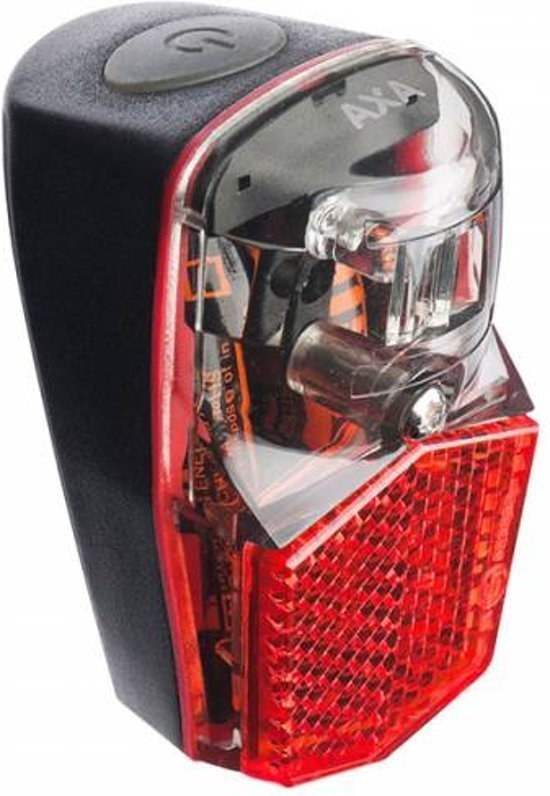 Axa led lamp achterlicht batterij run compact spat