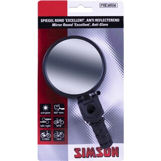 Simson spiegel rond Excellent anti reflecterend
