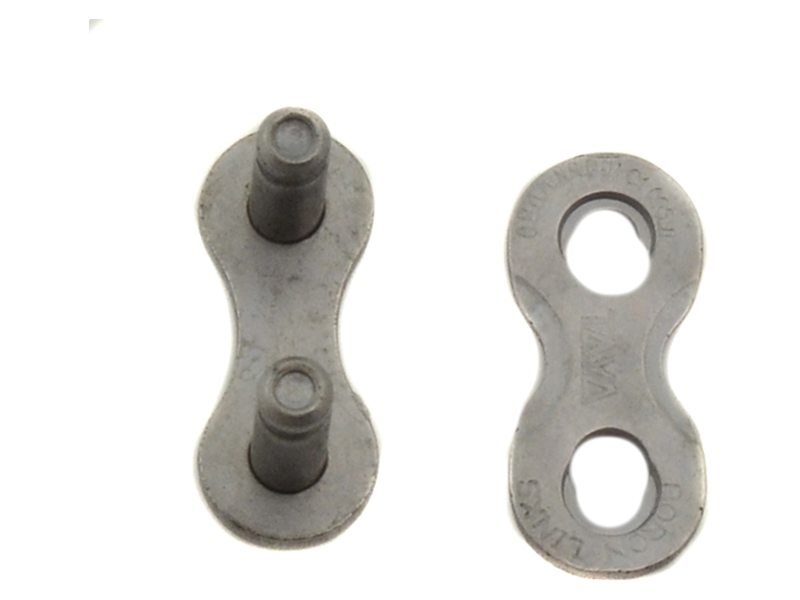 Simson kettingschakel anti-roest maat 1/2"x1/8" zw