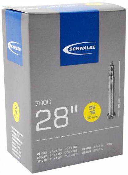 Schwalbe Bnb Sv16 28 X 1. Schwalbe bnb SV16x 1.10 - 1.25 fv 60mm