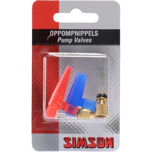 Simson verloopnippelset luchtbed en bal